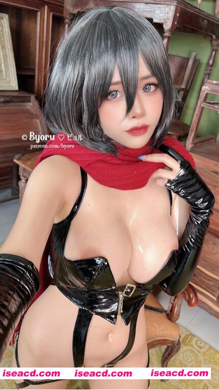 【COSPLAY/带视频】Byoru 三笠阿克曼-进击的巨人[40P 5V]【1.2G】