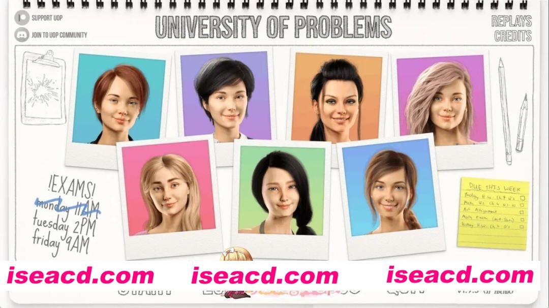 [SLG/3D/欧美]学院情缘 University of Problems v1.9.5 AI汉化版[PC+安卓/18.5G] [BD]
